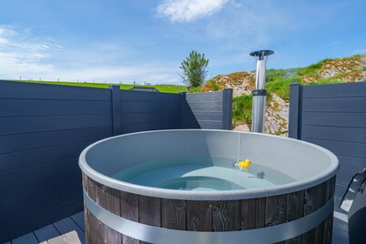 The Shearing Shed -  Modern Glamping Pod for two, with underfloor heating