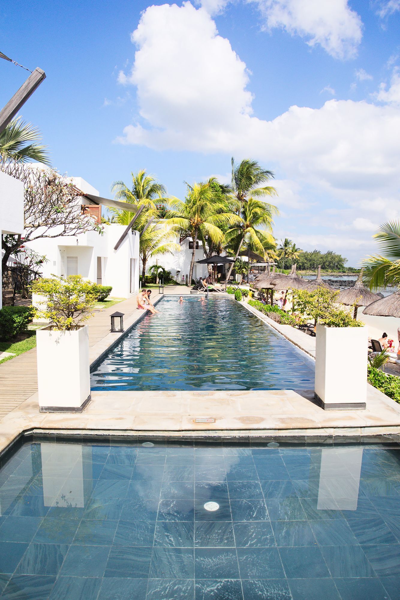 Indoor pool, outdoor pool