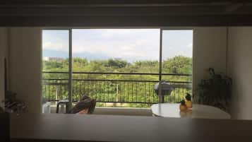 Blick von der Unterkunft