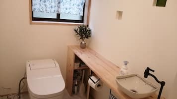 Hair dryer, towels