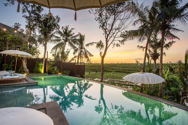 2 outdoor pools