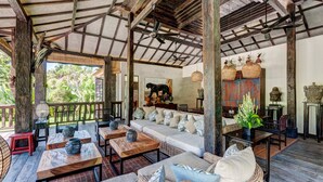 Villa, 3 Bedrooms, Smoking, Private Pool | Living room