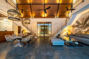 Villa, 4 Bedrooms, Smoking, Private Pool | Living room - Splendid Private Villa, 4 BR, Canggu With Staff (Canggu)