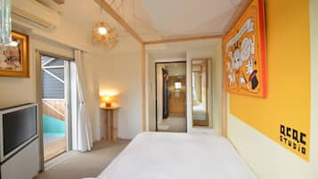 1 chambre, bureau, Wi-Fi, draps fournis