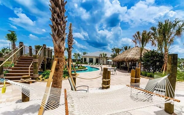 Indoor pool, a heated pool