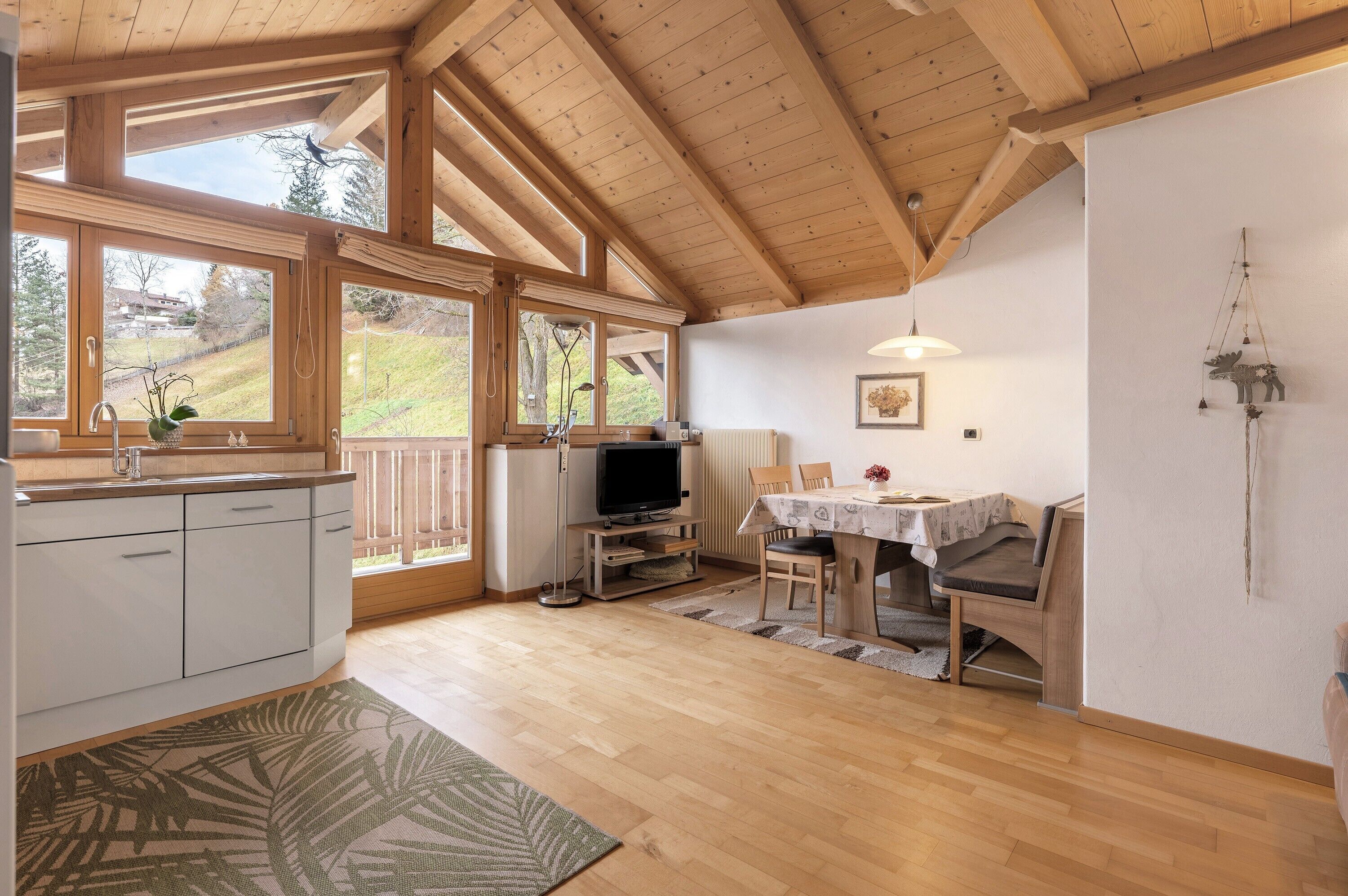 Télévision, table de tennis de table