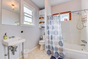 Shower, hair dryer