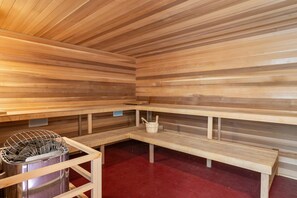 Sauna - BRAND NEW REMODEL, Gorgeous 2BR 2BA Mountain Side Condo, Hot Tub, Fireplace, EPI (Snowmass Village)