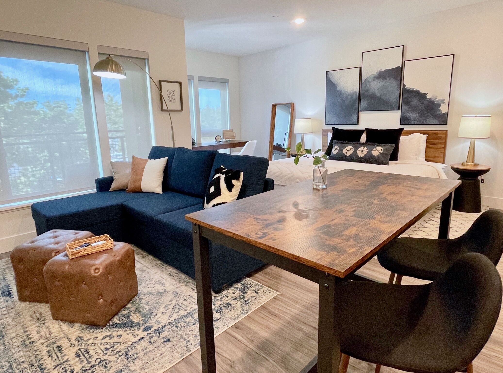 1 dormitorio, escritorio, tabla de planchar con plancha y wifi gratis