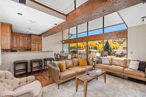 Flachbildfernseher, Kamin