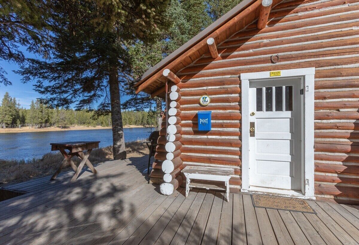 Riverside Cabin - Fishing steps from yard! Views!