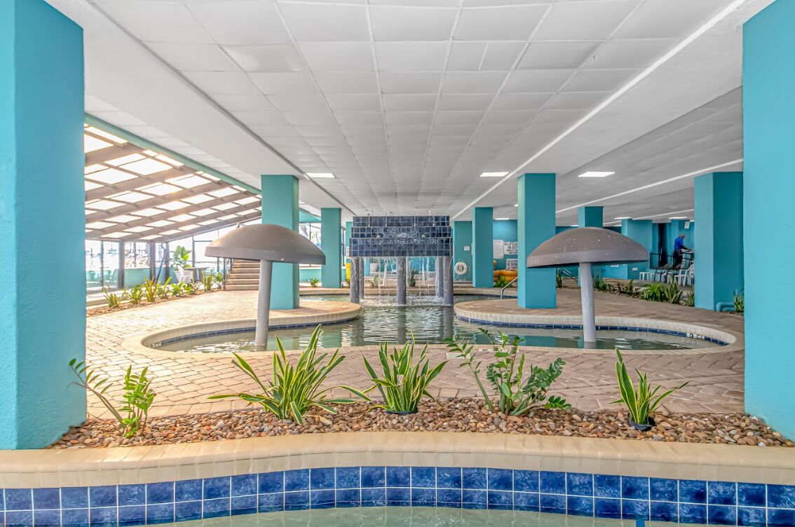 Indoor pool, a heated pool