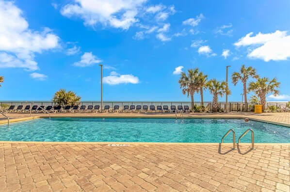 Indoor pool, a heated pool