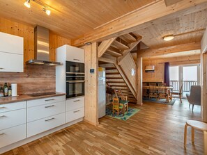 Microwave, oven, dishwasher, high chair - Beautiful private villa for 8 guests with WIFI, TV, terrace and panoramic view (Wolfsberg)