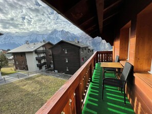 Property grounds - Nice apartment for 6 people with WIFI, TV, balcony and panoramic view (Grächen)
