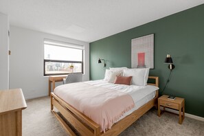 2 chambres, fer et planche Ă repasser, Wi-Fi, draps fournis