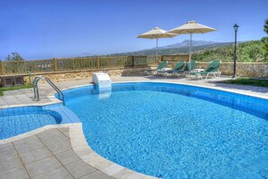 Pool - Elessa - Gerani Villas With Private Pool (Rethymno)