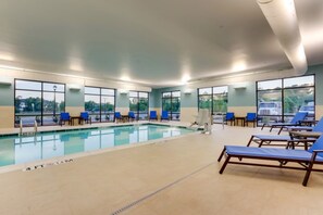 Indoor pool, open 8:00 AM to 10:00 PM, pool loungers - Holiday Inn Express & Suites Winston Salem Sw Clemmons by IHG (Clemmons)