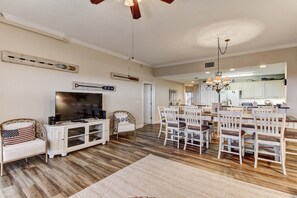 Condo, 3 Bedrooms | Living area - Ocean Park Condo Next to Fort Clinch State Park by RedAwning (Fernandina Beach)