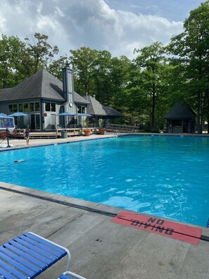 Outdoor pool, a heated pool - Swim, Bike, Hike, Fish in Hidden Valley! (Hidden Valley)