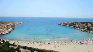 Vlak bij het strand