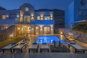 Outdoor pool - Lindos Villa Agape (Lindos)