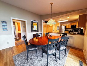 Dining - Large house on beautiful lake, adjoins Sleeping Bear Dunes National Lakeshore (Empire)