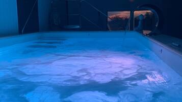 Indoor pool, a heated pool