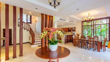 Design Villa, 3 Bedrooms, Garden View | Living area | Smart TV