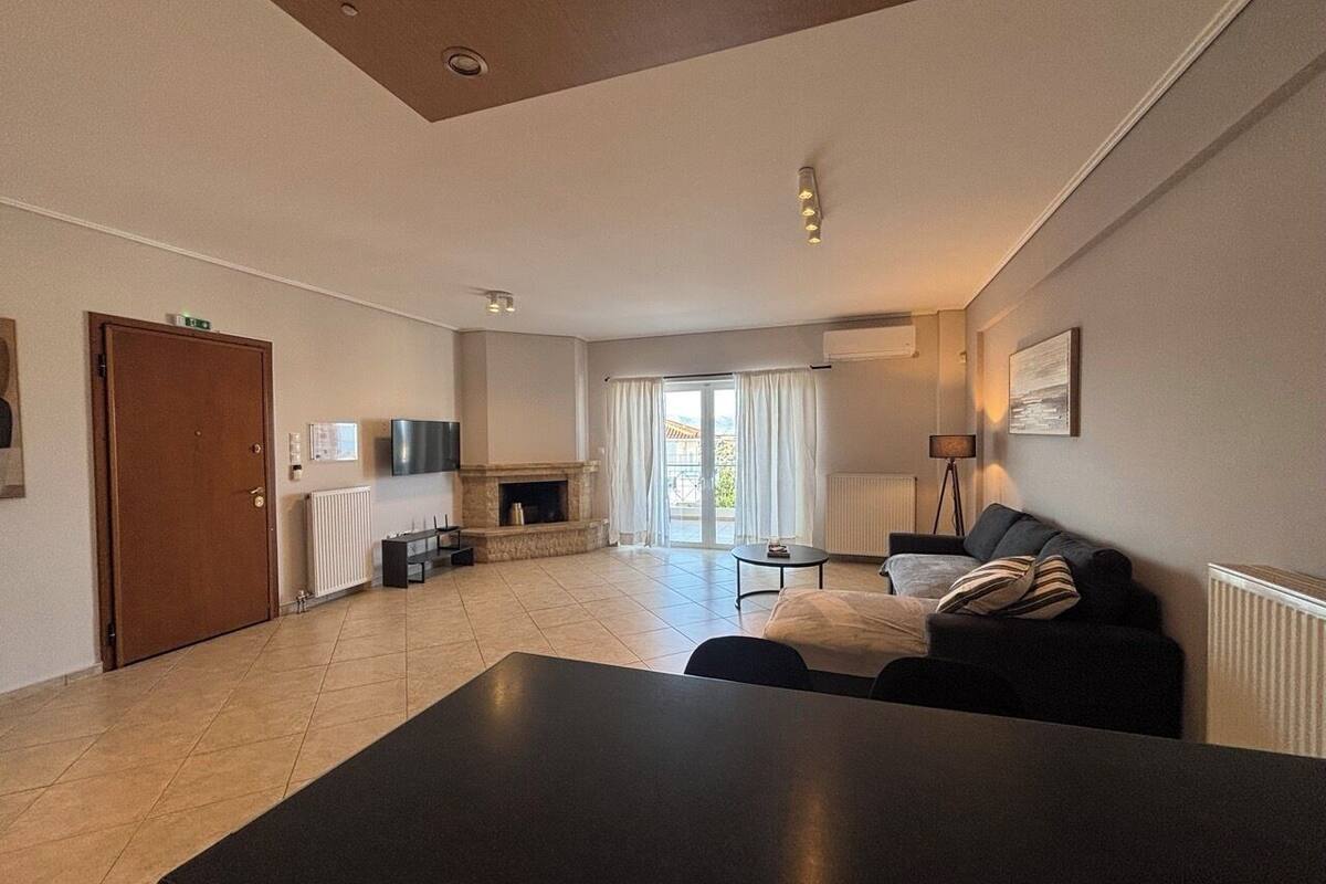 Superior Apartment, Balcony, City View | Living area | Smart TV