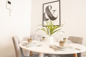 Apartment, 1 Bedroom, Harbour View | 1 bedroom, desk, laptop workspace, iron/ironing board - Harbour Boutique Apartments by Sojo Stay (Torquay)