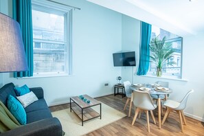 Standard Apartment, 1 Bedroom | Living area | Flat-screen TV - Union Bank Apartments (Liverpool)