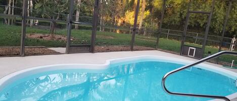 Udendørs pool, opvarmet pool