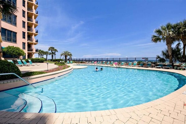 Indoor pool, outdoor pool
