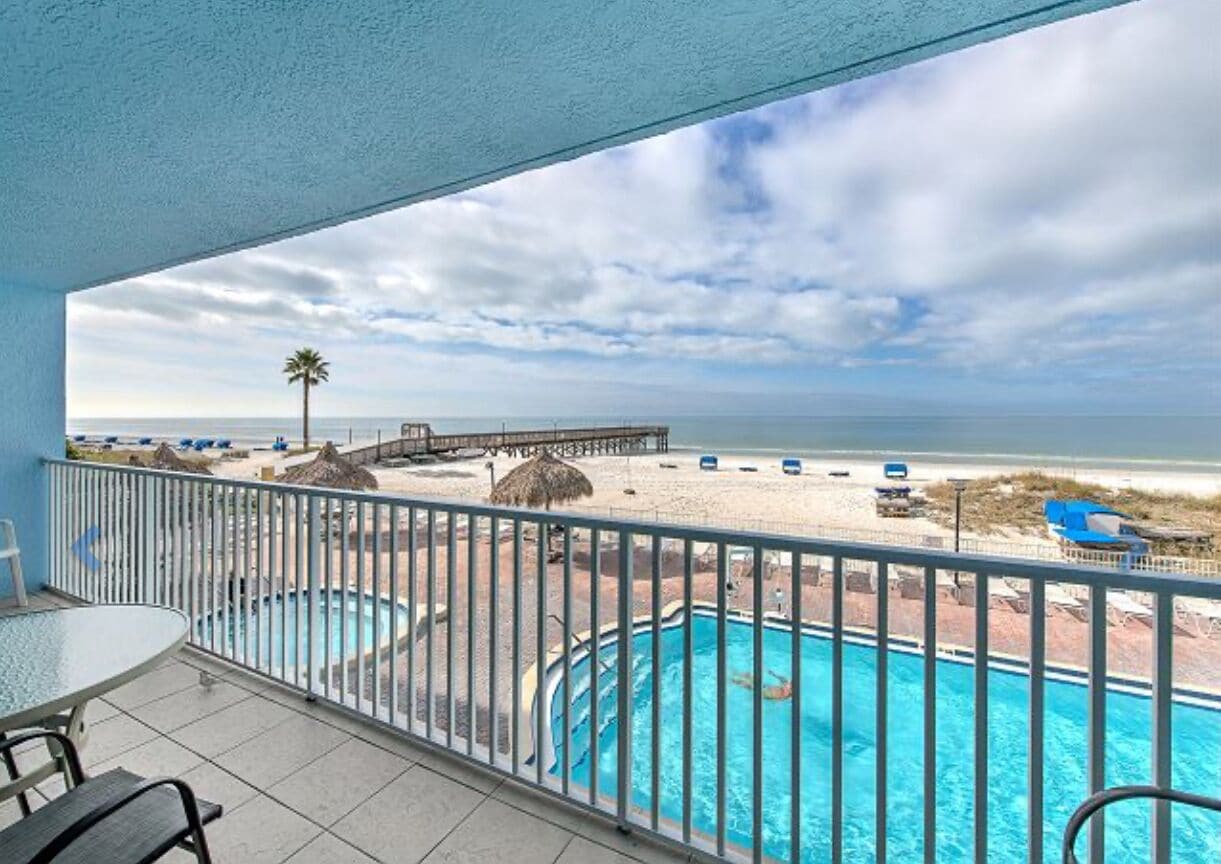 Spacious 3-Bedroom 2-Bath Beachfront Condo with Fishing Pier