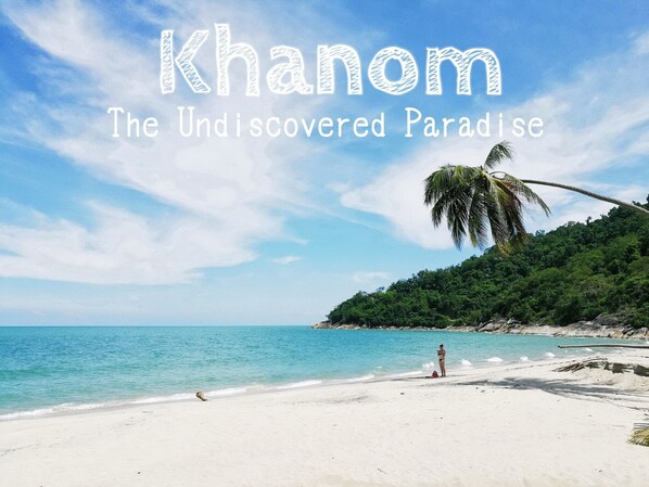 Beach nearby - Beautifully furnished 1-bedroom condo on the beach with sea & mountain views (Khanom Beach)