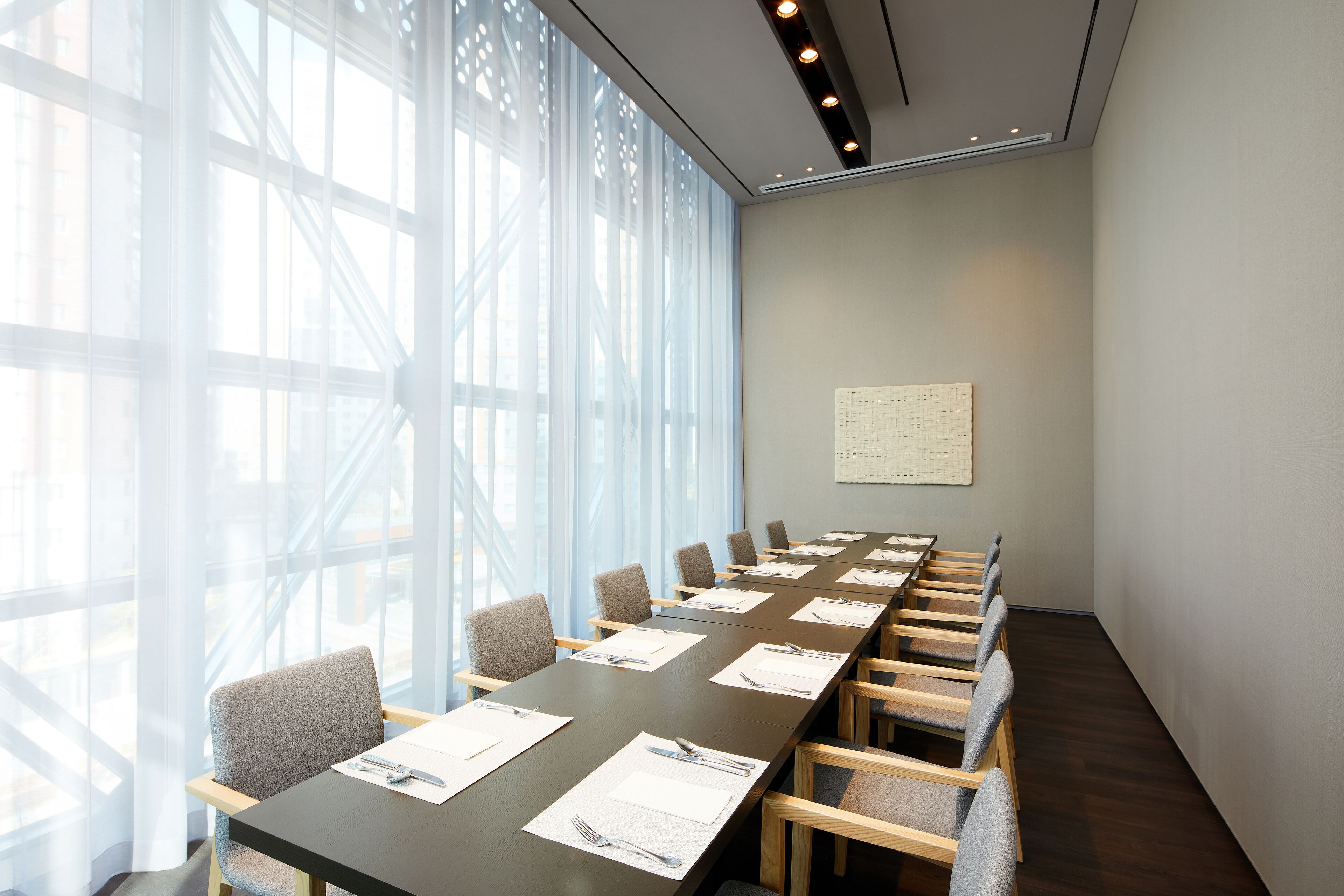 outdoor banquet area