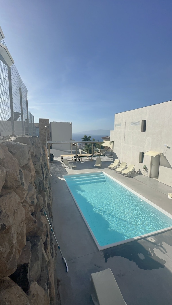 Udendørs pool, opvarmet pool