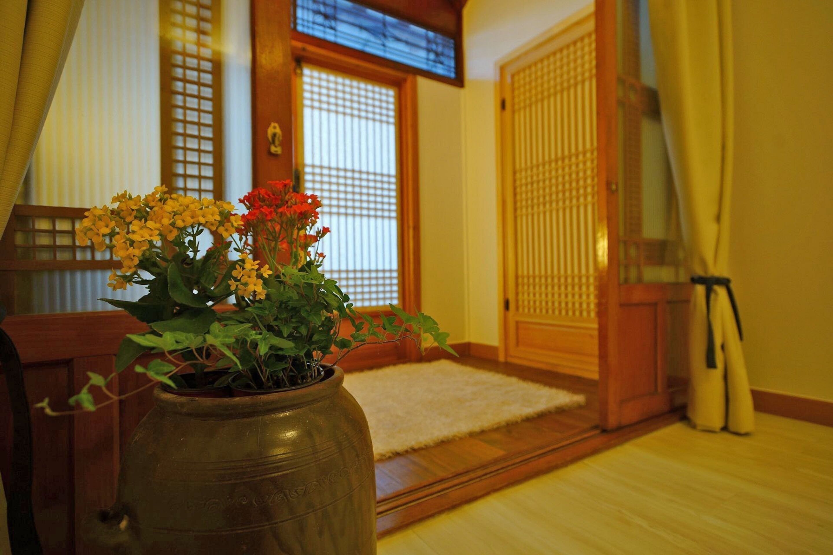 Traditional Room (Gold) | Premium bedding, individually decorated, individually furnished