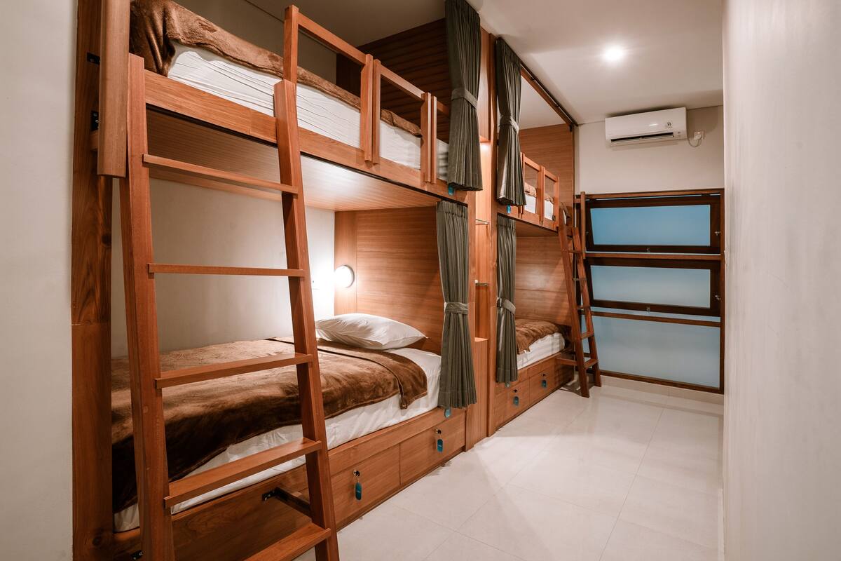 ห้องพักรวม, หอพักรวม | ผ้าม่านกันแสง, ห้องเก็บเสียง, Wi-Fi ฟรี, ผ้าปูที่นอน