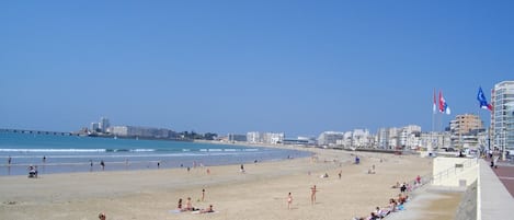 On the beach