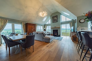 Living room - Hillcrest - 8 Person Luxury House and Hot Tub (Hawick)