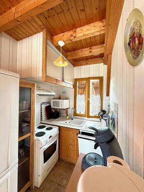 Fridge, microwave, oven, stovetop - Vacations in Périgord Noir. Private swimming pool. Fishing pond. Nice view. (Badefols-d'Ans)