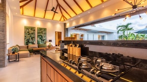 Villa, 4 Bedrooms, Smoking, Private Pool | Private kitchen