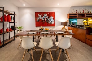 Villa, 3 Bedrooms, Smoking, Private Pool | In-room dining - Colorful Private Villa 3 BR, Seminyak With Staff (Seminyak)