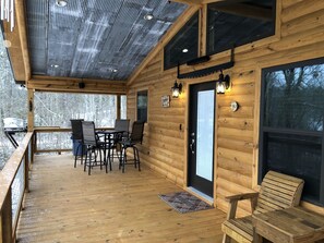 Outdoor dining - OUACHITA RIVER CABIN LIKE NO OTHER YOU WILL FIND!!!! (Sims)