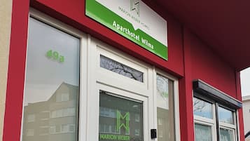 Fassade der Unterkunft