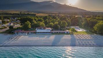 Vue depuis lâhĂ©bergement