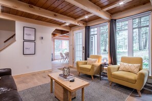 Interior - Chalet Finland,  Turn Key Amenities + Pet Friendly + Dedicated Workspace with Hi Speed WiFi (Orford)