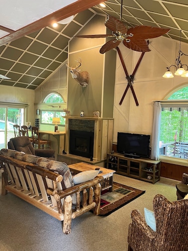 Cozy Chalet with First Lake access just minutes from town.  Great Location